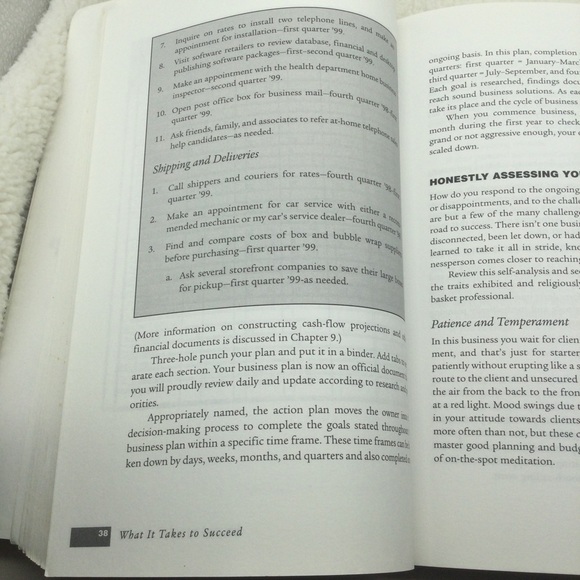 Vintage how to start a home based gift basket business book yr 1998 . - Picture 7 of 11